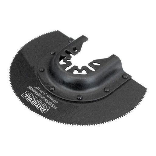 Faithfull Multi-Functional Tool CrV Radial Blade Wood Wavy Set 87mm Faithfull - Town Tools