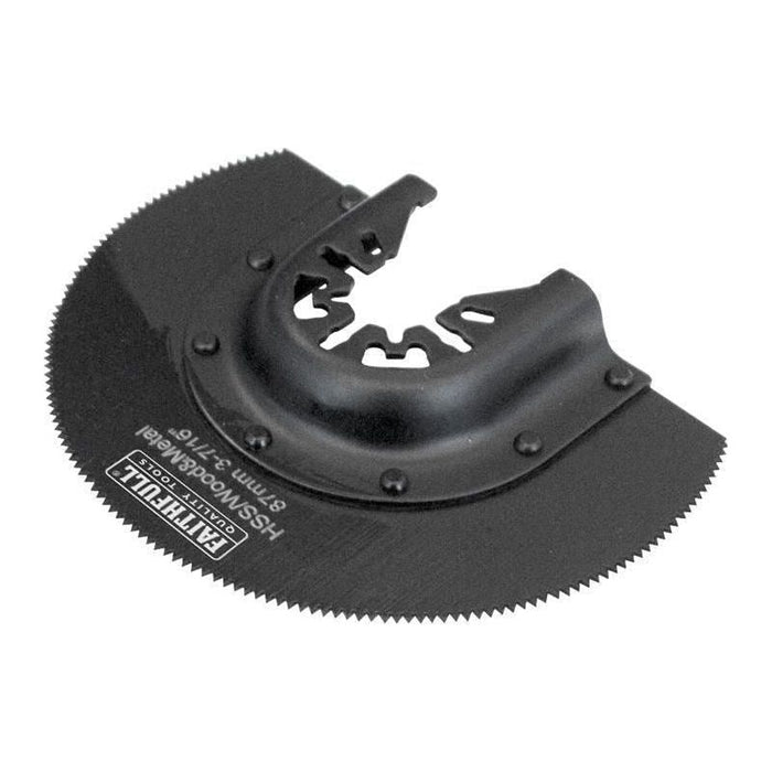 Faithfull Multi-Functional Tool CrV Radial Blade Wood Wavy Set 87mm Faithfull - Town Tools