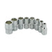 Silverline Socket Set 1/4" Drive Metric 6pt 8pce 5 - 13mm Silverline - Town Tools 