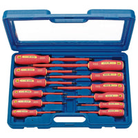 Draper Fully Insulated Screwdriver Set (12 Piece) 46541