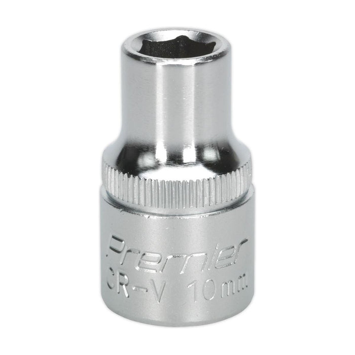 Sealey WallDrive Socket 10mm 1/2"Sq Drive S1210 Sealey - Town Tools 