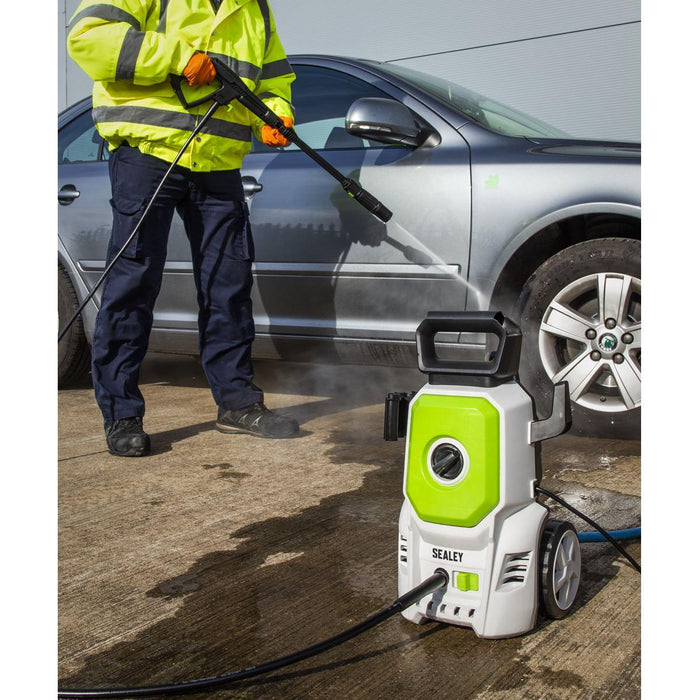 Sealey Pressure Washer with Snow Foam 100bar 390L/hr PW1610COMBO Sealey - Town Tools 