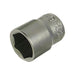 Faithfull Hexagon Socket 3/8in Drive 15mm Faithfull - Town Tools