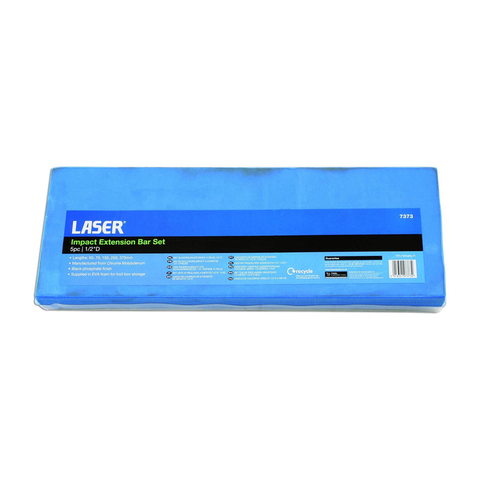 Laser Impact Extension Bar Set 1/2"D 5pc 7373 Laser - Town Tools 