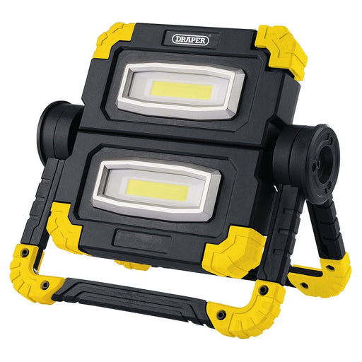 Draper Twin COB LED Rechargeable Worklight, 10W, 850 Lumens 87696 Draper - Town Tools 