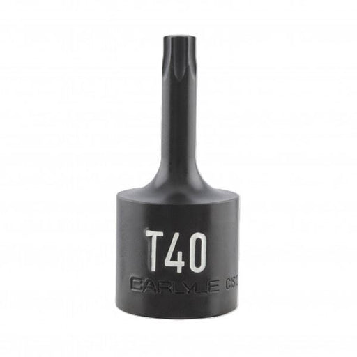Carlyle Tools 1/2In Drive T40 Star Impact Socket - image 1