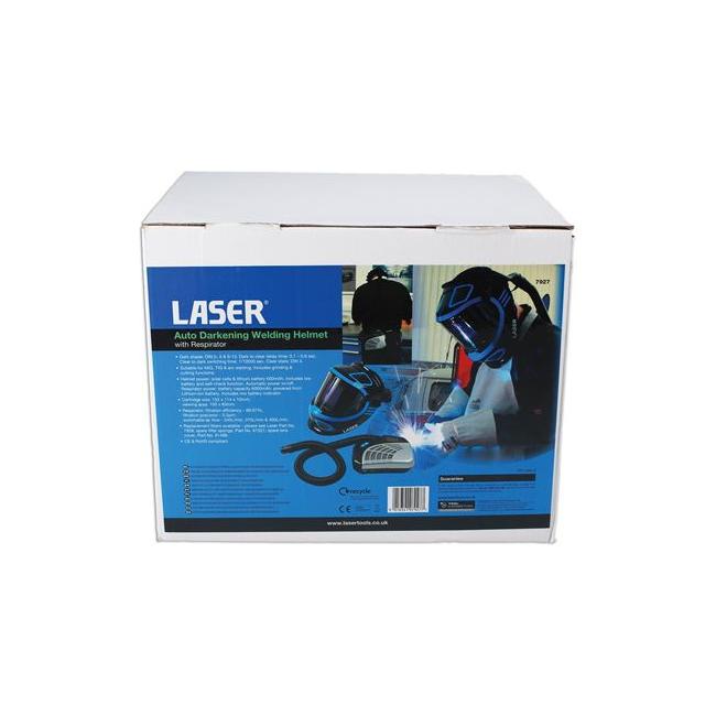 Laser Auto Darkening Welding Helmet with Respirator 7927