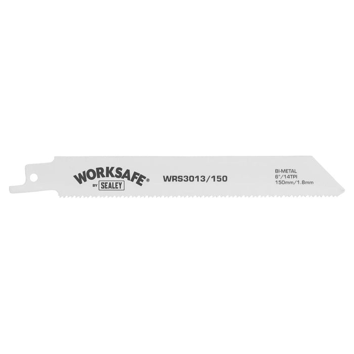 Sealey Reciprocating Saw Blade 150mm 14tpi Pack of 5 WRS3013/150 Sealey - Town Tools 