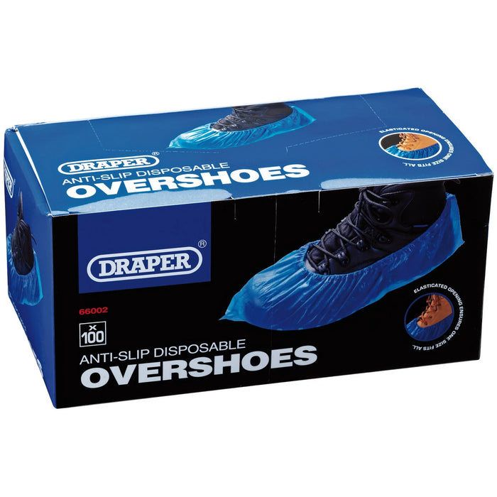 Draper Disposable Overshoe Covers (Box of 100) - OS100/B