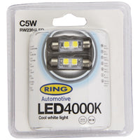 Ring Automotive RW2394LED 12V C5W 4000K Ring Cool White Led (239)