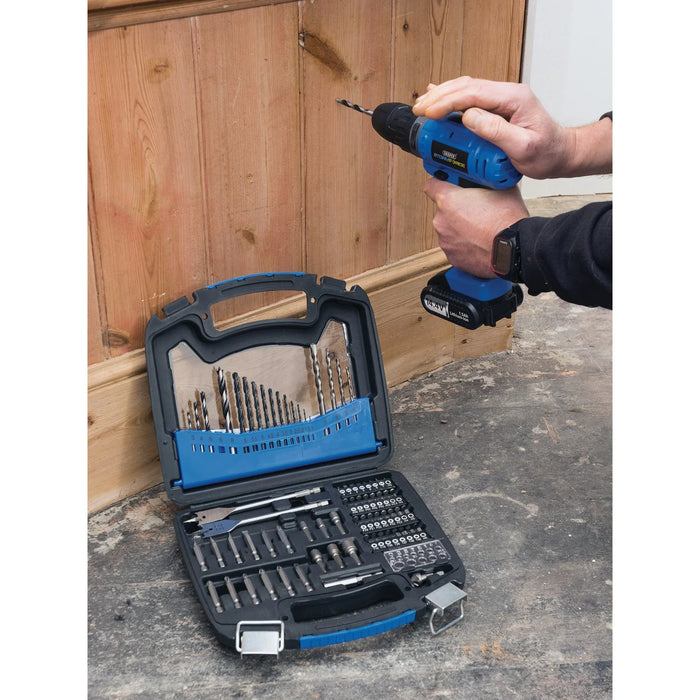 Draper Drill and Accessory Kit (75 Piece) - DBS75/LE