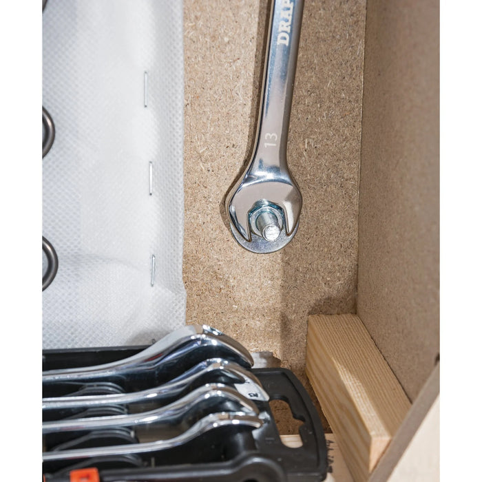 Draper HI-TORQ® Metric Combination Spanner Set, 6-19mm (11 Piece) - 8238/11/MM/O