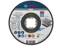 Bosch Powertool Accessories PRO Stainless Steel and Metal Bonded Cutting Disc 115 x 1.0 x 22.23mm Pack of 10