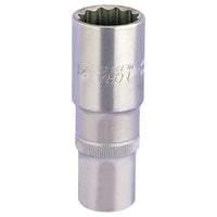 Draper Elora Deep Bi-Hexagon Socket, 1/2" Sq. Dr., 21mm 25135