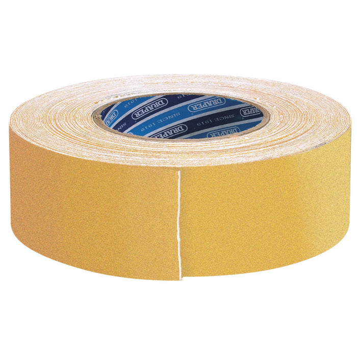 Draper Heavy Duty Safety Grip Tape Roll, 18m x 50mm, Yellow - TP-S/GRIP/Y