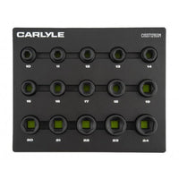 Carlyle Tools 15 Pc 1/2In Drive Metric 6 Pt Stubby Impact Socket Set