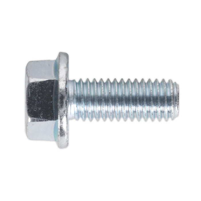 Sealey Setscrew M8 x 20mm Flanged Serrated DIN 6921 Pack of 50 SFS820 Sealey - Town Tools 