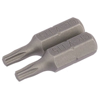 Draper TX-STAR® Insert Bit, 1/4" Hex, Long, T15 (Pack of 2) 25-75mm