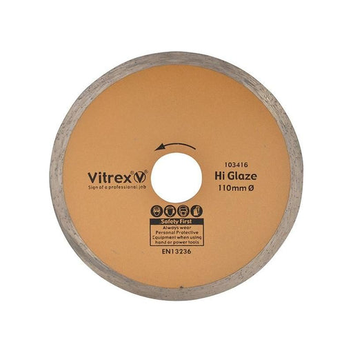 Vitrex Hi Glaze Diamond Blade 110mm Vitrex - Town Tools