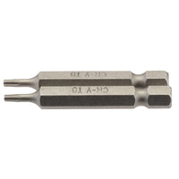 Draper TX-STAR® Insert Bit, 1/4" Hex, Long, T8 (Pack of 2) 25-75mm
