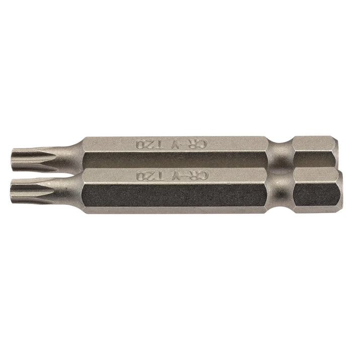 Draper TX-STAR® Insert Bit, 1/4" Hex, Long, T20 (Pack of 2) 25-75mm