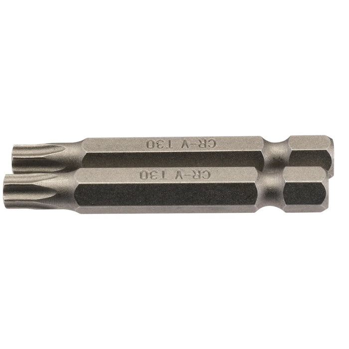 Draper TX-STAR® Insert Bit, 1/4" Hex, Long, T30 (Pack of 2) 25-75mm