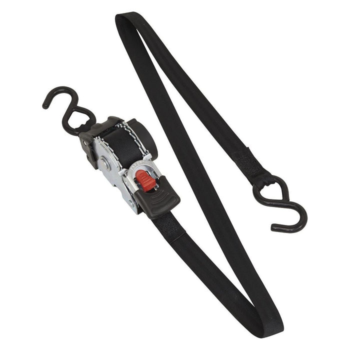 Sealey Auto Retractable Ratchet Tie Down 25mm x 3m ATD25301 Sealey - Town Tools 