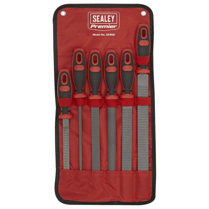 Sealey Premier Premier Rasp File Set 6pc AKR06 Sealey Premier - Town Tools 