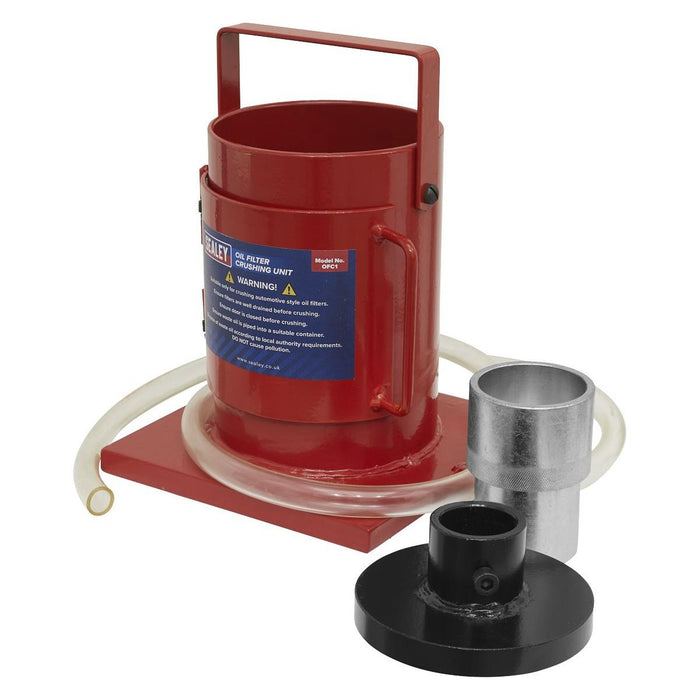 Sealey Oil Filter Crushing Unit OFC1 Sealey - Town Tools 