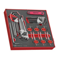 Teng Tools Ball Point Hex & TX Key Set FOAM2 42 Pieces