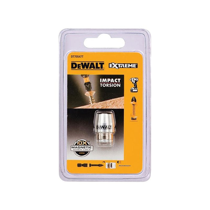 Dewalt Power Tools DT70547T Aluminium Magnetic Screwlock Sleeve for Impact Torsion Bits 50mm DeWALT Power Tools - Town Tools