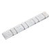 Sealey Wheel Weight 5 & 10g Adhesive Zinc Plated Steel Strip of 8 (4 x Each Weig Sealey - Town Tools 