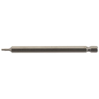 Draper TX-STAR® Insert Bit, 1/4" Hex, 100mm Long, T7 (Pack of 1) - 100TX/1/B
