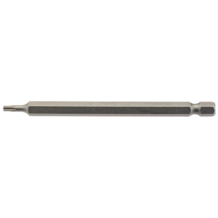 Draper TX-STAR® Insert Bit, 1/4" Hex, 100mm Long, T10 (Pack of 1) - 100TX/1/B