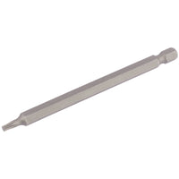 Draper TX-STAR® Insert Bit, 1/4" Hex, 100mm Long, T15 (Pack of 1) - 100TX/1/B