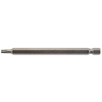 Draper TX-STAR® Insert Bit, 1/4" Hex, 100mm Long, T20 (Pack of 1) - 100TX/1/B