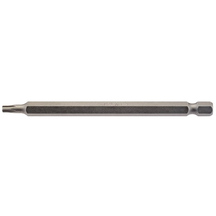 Draper TX-STAR® Insert Bit, 1/4" Hex, 100mm Long, T20 (Pack of 1) - 100TX/1/B