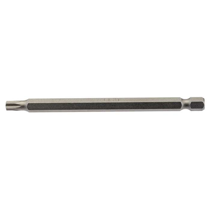 Draper TX-STAR® Insert Bit, 1/4" Hex, 100mm Long, T27 (Pack of 1) - 100TX/1/B