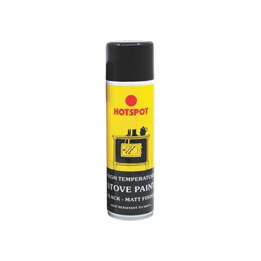 Hotspot Spray Stove Paint Matt Black 250ml Hotspot - Town Tools