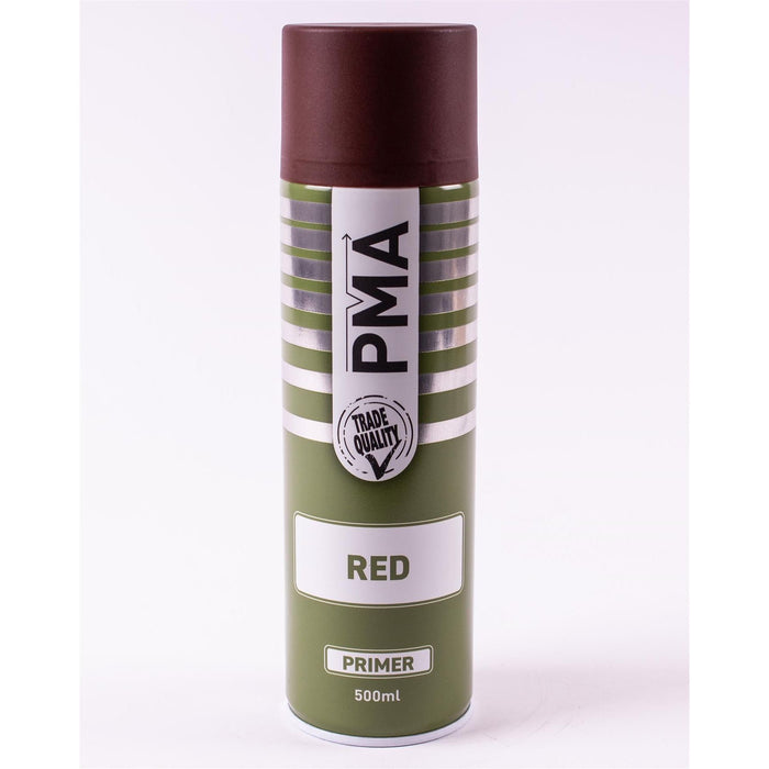 2 x PMA Tough Durable Primer Spray Paint - Red - 500ml PCPA1021 PMA - Town Tools 