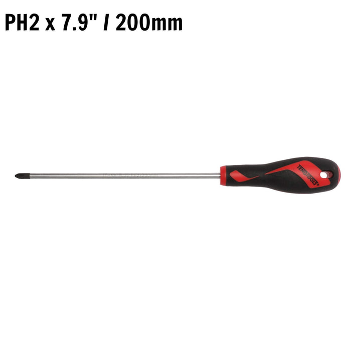 Teng Tools PH Screwdriver PH2 x 200mm L Teng Tools - Town Tools 