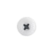 Sealey Numberplate Screw Plastic Enclosed Head 4.8 x 24mm White Pack of 50 PTNP5 Sealey - Town Tools 