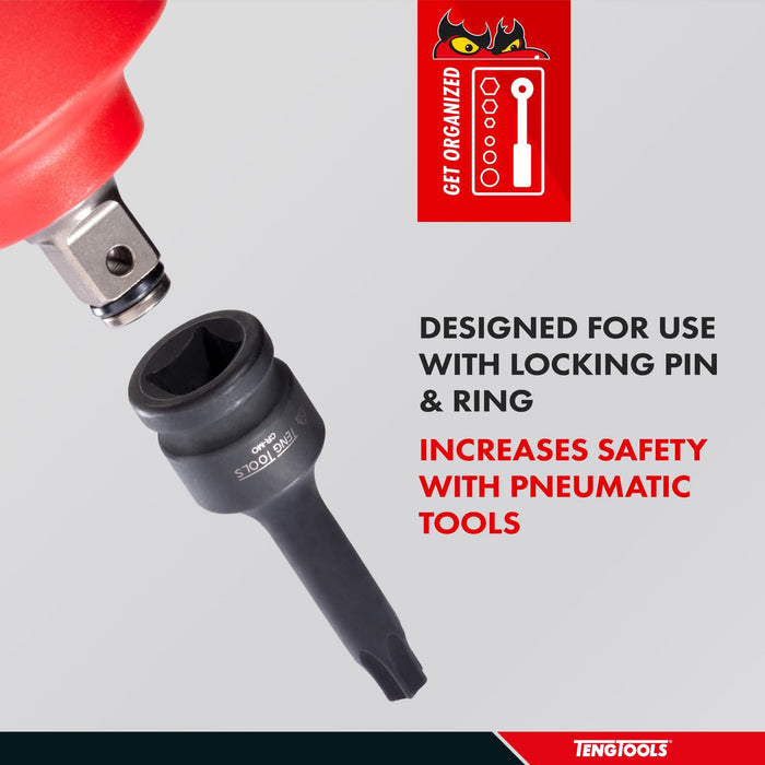 Teng Tools 1/2" TX Impact Socket DIN TX27 Teng Tools - Town Tools 