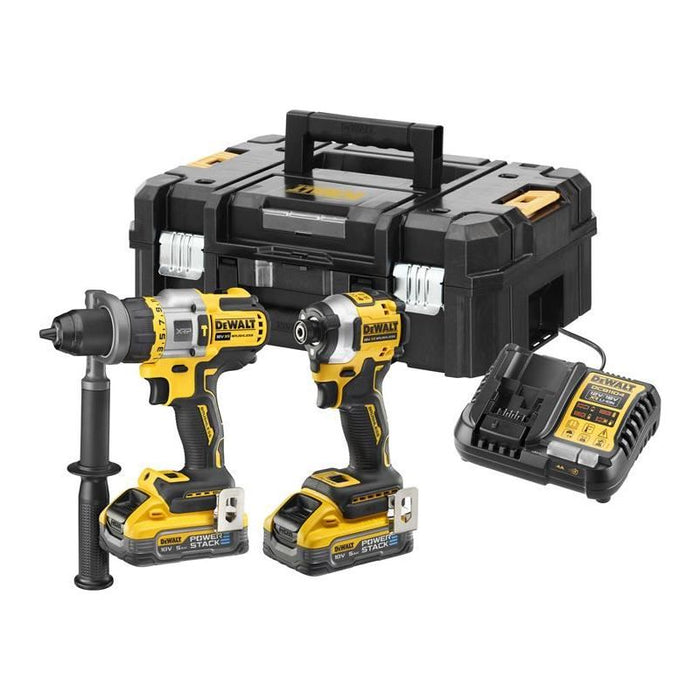 Dewalt Power Tools DCK2052H2 POWERSTACK™ Twin Kit 2 x 5.0Ah Li-ion DeWALT Power Tools - Town Tools