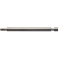 Draper TX-STAR® Insert Bit, 1/4" Hex, 100mm Long, T30 (Pack of 1) - 100TX/1/B