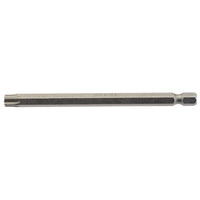 Draper TX-STAR® Insert Bit, 1/4" Hex, 100mm Long, T40 (Pack of 1) - 100TX/1/B