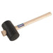 Sealey Rubber Mallet 1.75lb Black RMB175 Sealey - Town Tools 