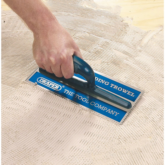 Draper Adhesive Spreading Trowel, 115 x 265mm - T105A