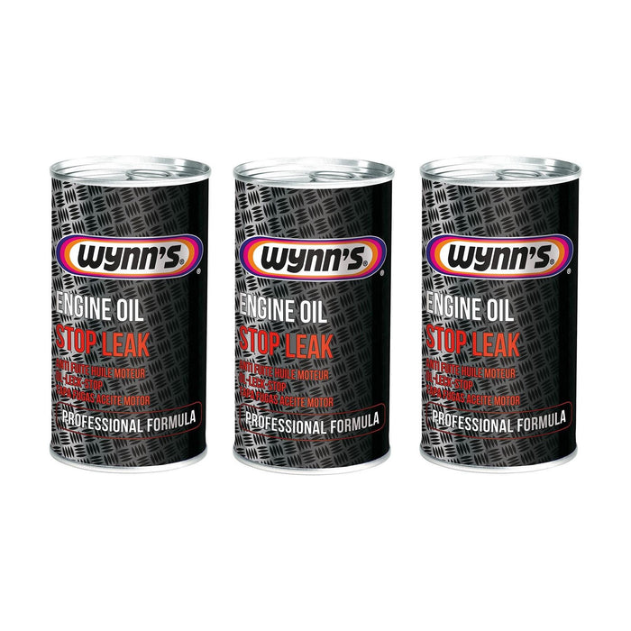 3x Wynns Professional Formula Engine Oil Stop Leak Treatment Additive 325ml Wynns - Town Tools 