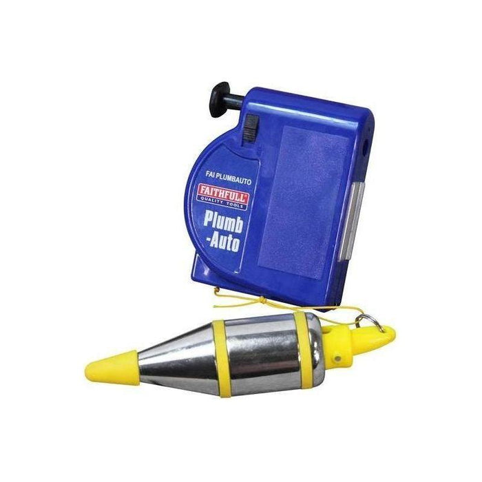 Faithfull Plumb-Auto Automatic Plumb Line 400g (14oz) Faithfull - Town Tools